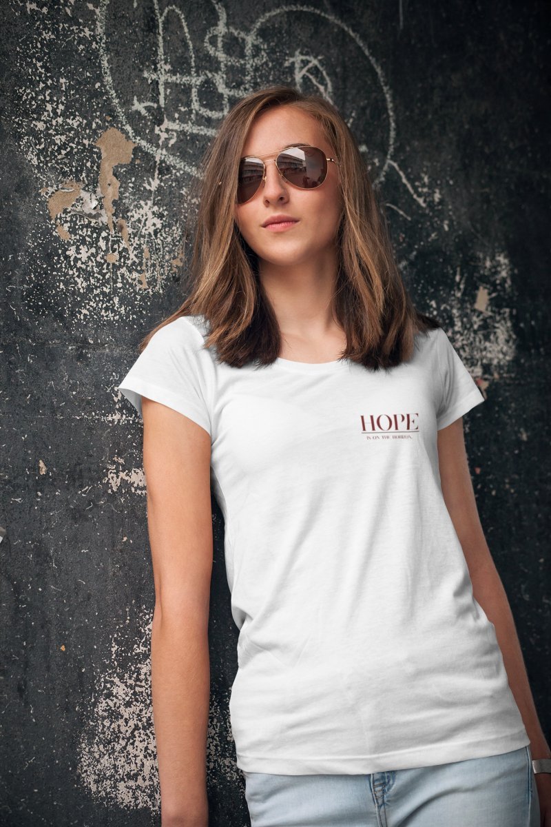 Hope Is On The Horizon White Tee - Elfde Gebod Shop